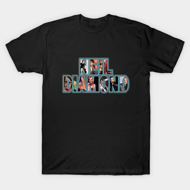 Neil Diamond chronological design T-Shirt by FanboyMuseum